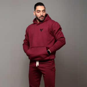 Premium Hooded Sweatshirt – 100% Cotton | 320g Fleece | RED