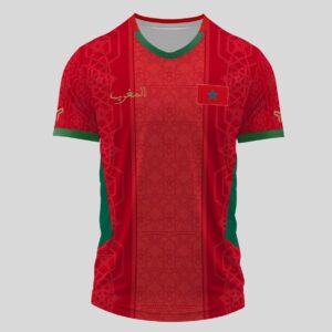 Morocco 2025 Personalized Jersey – RivalsFit - Image 1